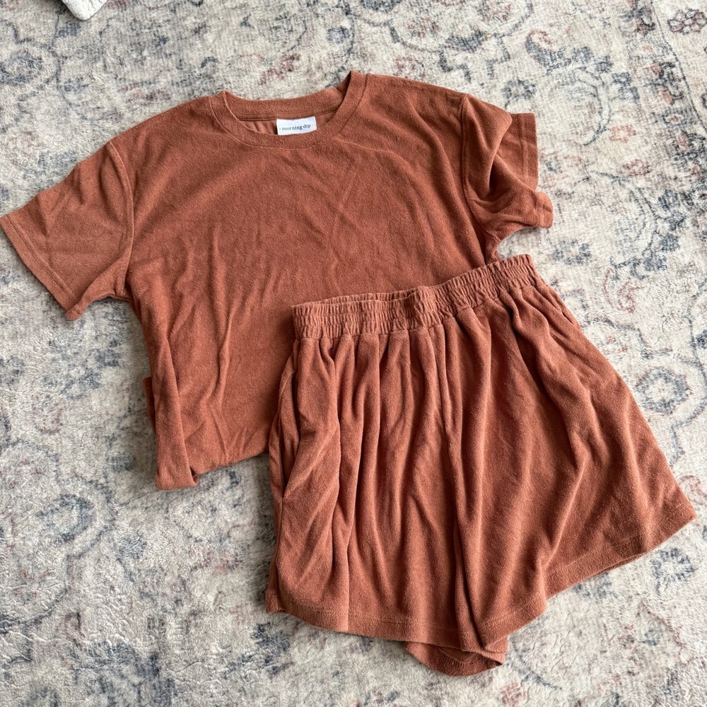 Morning Dip french terry set